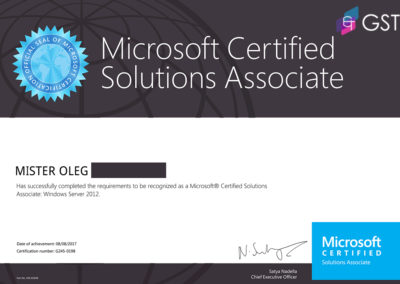 دورة Windows Server 2012 لنيل شهادة MCSA